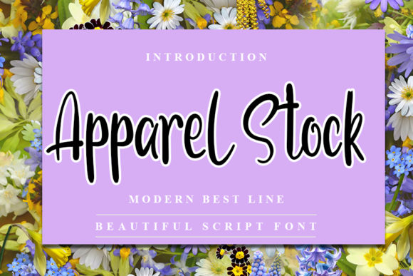 Apparel Stock Font: A Sweet Handwritten Typeface for Web Design