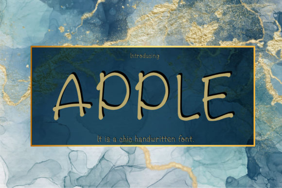 Apple Font: A Chic Script for Memorable Brand Content
