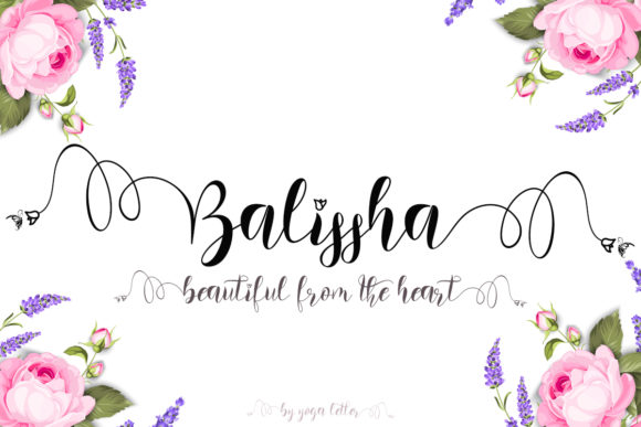 Balissha Font: A Sweet Script for Digital Branding