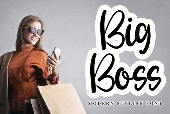 Big Boss Font: A Classy Handwritten Typeface for Modern Web Design