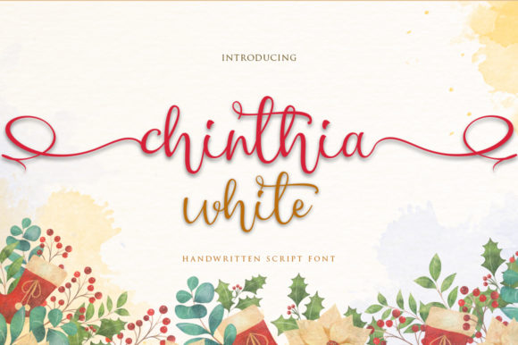 Chinthia White Font: A Timeless Typeface for Craft Creators