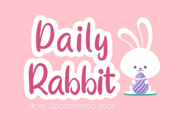 Daily Rabbit: A Handwritten Font That Elevates Campaign Design