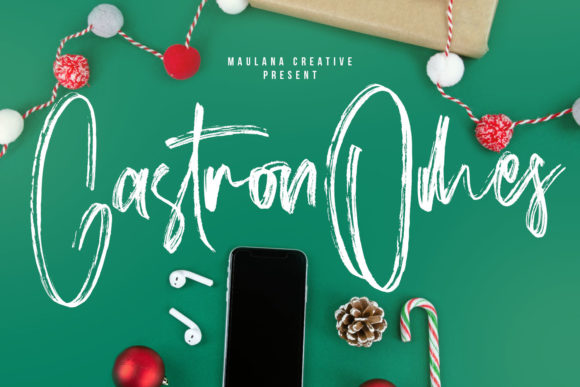 Gastronomes: A Hand-Brushed Typeface for Editorial Warmth