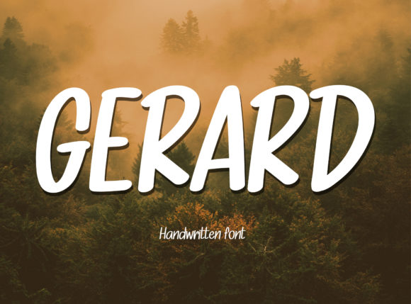 Gerard Font: A Handwritten Typeface That Elevates My Brand