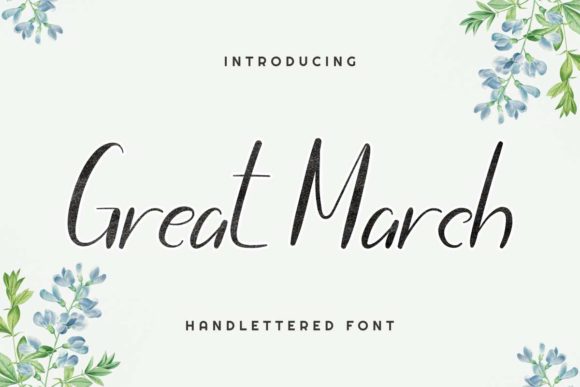 Great March Font: A Beautiful Script for Business Branding