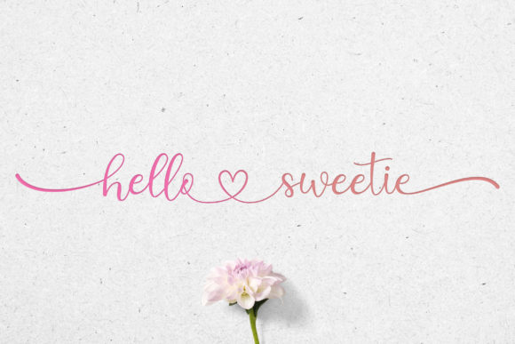 Hello Sweetie: A Handwritten Font for Modern Web Design