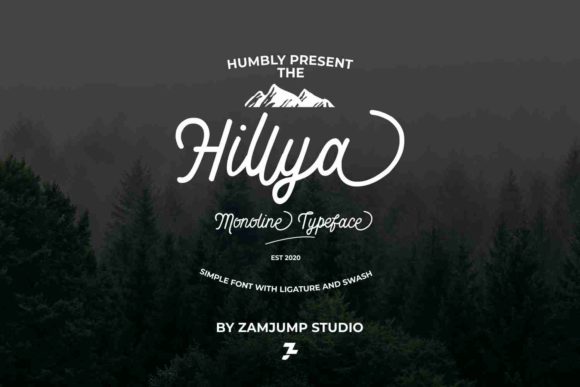 Hillya: A Script Font with Personality and Purpose