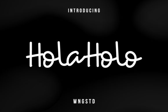 Holaholo: A Handwritten Font with Editorial Charm