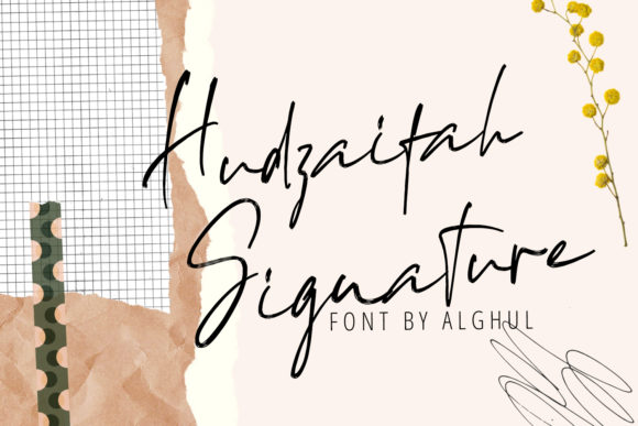 Hudzaifah Font: A Designer’s Delight for Branding Projects