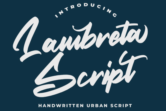 Lambreta Font: Elegance in Every Handwritten Stroke