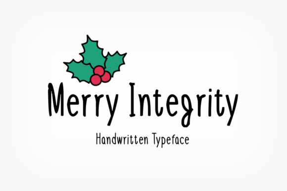 Merry Integrity Font: A Handwritten Typeface for Modern Web Design