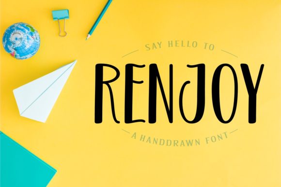 Renjoy: A Handwritten Typeface That Elevates Campaign Design