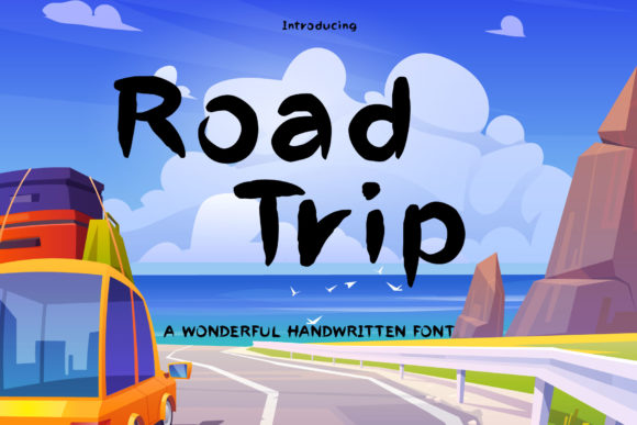 Road Trip Font: A Modern Script for Creative Crafters
