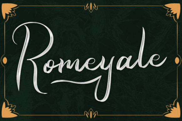 Romeyale: A Beautiful Script Font for Editorial Elegance