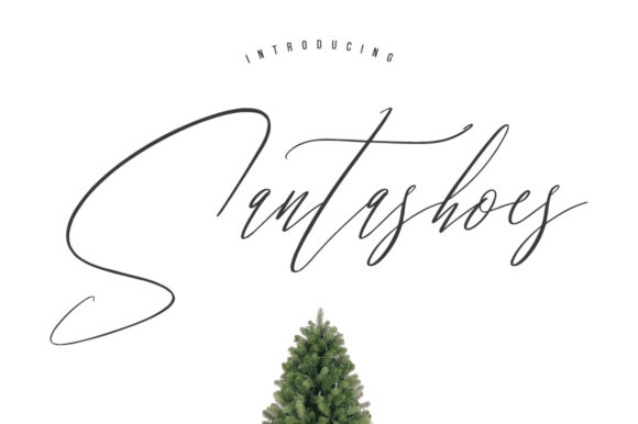 Santashoes Font: A Charming Typeface for Handmade and Design Creations