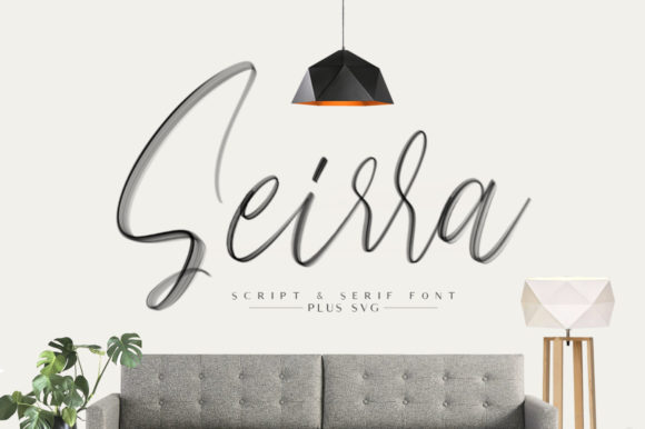 Seirra Font: A Handcrafted Typeface for Digital Design