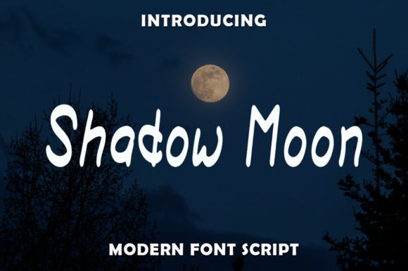 Shadow Moon: A Modern Handwritten Typeface for Web Design
