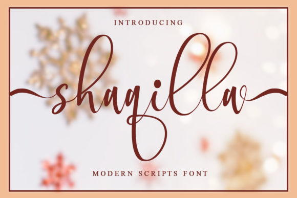 Shaqilla: A Script Font with Bold Personality