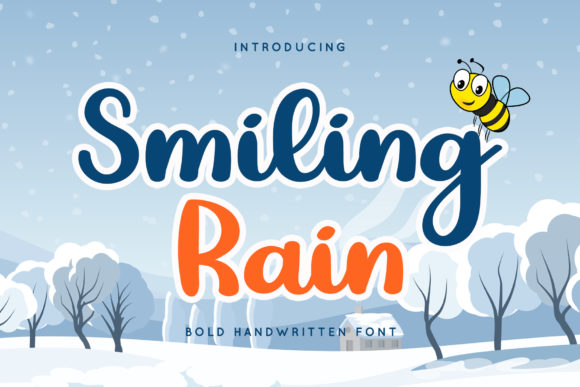 Smiling Rain: A Fresh Handwritten Font for Modern Branding