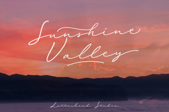 Sunshine Valley: A Premium Handwritten Font for Brand Identity