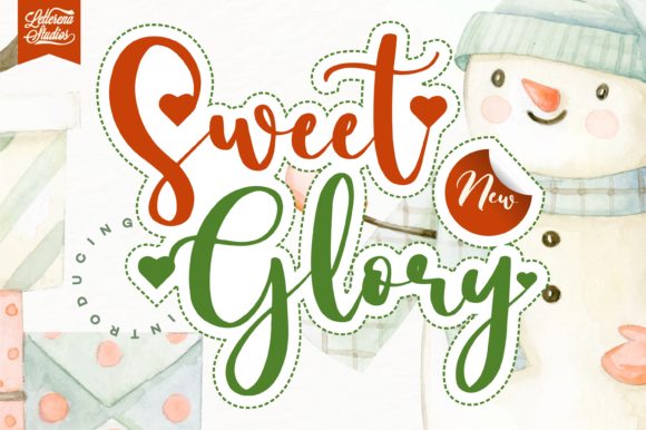Sweet Glory Font Review: A Romantic Handwritten Typeface for Creative Projects