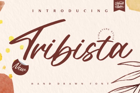 Tribista: A Handwritten Font for Editorial Elegance